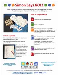 Little Angels - Simon Says 🤔 This is a game that can be played with as  little as 2 players so mums and dads get involved. One player takes the  role of