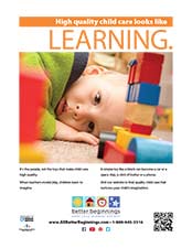 Cover Image: High Quality Child Care Looks Like Learning