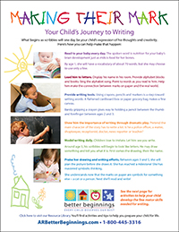 Cover Image: Making Their Mark - Your Child's Journey to Writing